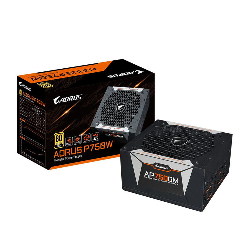 Gigabyte AORUS P750W 80+ Gold Modular Power Supply - مزود الطاقة